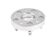 Silver Tone 5 Lug 60.1mm Centric Hole Metal Wheel Hub Adapter Spacer for Honda