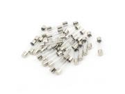 Unique Bargains 30pcs 6x30mm 6.3A 250V Quick Blow Fast Acting Cylindrical Glass Tube Fuse