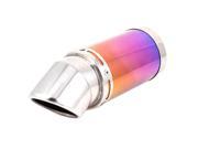 Motorbike Colorful Stainless Exhaust Tip Muffler Silencer 7 Long