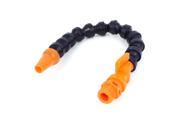Unique Bargains 10mm Nozzle to 20mm Male Thread Milling Flexible Coolant Hose Blue Orange