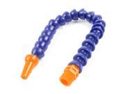 Unique Bargains 4mm Nozzle to 12.5mm Thread Flexible Coolant Pipe Blue Orange
