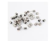 AC 250V 8A 5mm x 20mm Quick Fast Blow Acting Type Glass Tube Fuses 20PCS