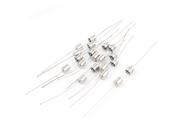Electrical Slow Blow Axial Leaded Glass Tube Fuses 5 x 20mm 250V 3A 10pcs