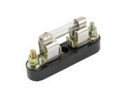 60A 60V Boat Glass Fast Blow Tube Fuses 8 x 37mm w Base Astpd
