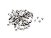 AC 250V 7A Fast Blow Acting Type Glass Tube Fuses 5mm x 20mm 50 Pcs