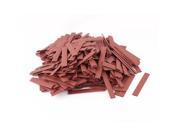 Unique Bargains 300pcs 7mm Dia 80mm Long Polyolefin 2 1 Heat Shrink Tubing Wire Wrap Sleeve Red