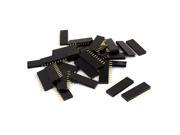 30 Pcs Straight 1x10pins 2.54mm Pitch IDC Box Pin Headers Connectors Black