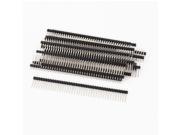 Unique Bargains 20PCS 40Pin 2mm Breakable Straight Single Row Male Pin Header Strip