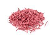 Unique Bargains 440pcs 1.5mm Dia 30mm Long Polyolefin Heat Shrink Tubing Wire Wrap Sleeve Red