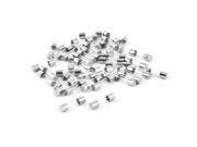 40 Pieces 250V 0.5A 5x20mm Fast Blow Type Quick Glass Tube Fuses