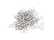 100Pcs M5x9mmx1mm Stainless Steel Metric Round Flat Washer for Bolt Screw