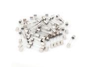 250V 10Amp Fast Quick Blow Glass Tube Fuses 6mm x 30mm 50 Pieces
