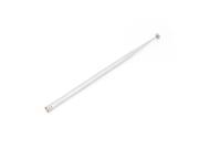 Unique Bargains 96cm Length 7 Section Telescoping Stainless Steel AM FM Radio TV Antenna