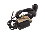 Unique Bargains 68cm Length Black High Pressure Cap Spark Ignition Coil 110CC for Motorcycle