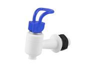 Unique Bargains Household Drinking Dispenser Water Cooler Blue White Plastic Faucet Spigot Tap