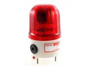 Unique Bargains DC 24V 10W Industrial Alarm System Red Rotating Buzzer Warning Light LTE 1101