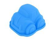 Unique Bargains Car Shape Silicone Ice Cube Pastry Cake Mold Mould Bakeware Tools Blue