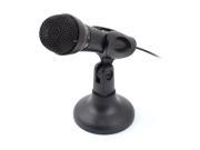 3.5mm Stereo Plug Microphone Mic Stand for PC Laptop Notebook MSN Skype