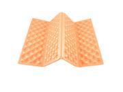 Unique Bargains Honeycomb Style Folding Foam Chain Cushion Seat Pad Light Orange