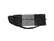 Unique Bargains Adjustable Shoulder Strap Nylon Mesh Yoga Mat Bag Black