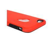 Combo Hybrid Shockproof Hard Cover Red for Iphone 6 Plus Case