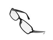 Ladies Black Plastic Full Rimmed Clear Lens Plano Spectacles Tyqop