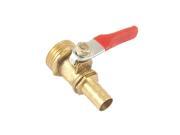 Unique Bargains Pneumatic Fitting 3 8BSP Thread to 10mm OD Hose Ball Valve