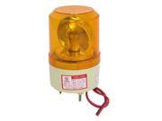 AC 220V Buzzer Sound Rotating Industrial Signal Warning Lamp Orange