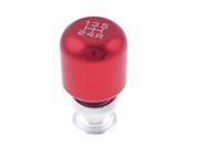 Unique Bargains Auto Car Aluminium Alloy Stick Gear Shift Knob Cover Protector Burgundy