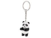 Unique Bargains Plastic Panda Pendant Backpack Keychain Key Ring