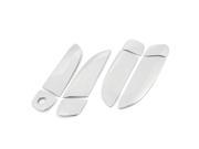 Unique Bargains 4 in 1 Chrome Plated ABS Automobile Door Handle Covers Set for Sail 2014