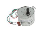100RPM Output Speed AC 220V 0.2A 6W Rated Voltage Gear Box Motor