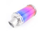Colorful Stainless Steel 2.0 Inlet Exhaust Tip Muffler for Motorcycle