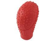 Unique Bargains 17mm Hole Dia Bend Head Silicone Auto Gear Shift Knob Cover Casing Protector Red