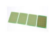 4 Pcs DIY Rectangle PCB Circuit Board Prototyping Prototype Stripboard 7cm x 5cm