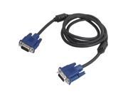 4.9Ft 15 Pin M M Laptop Plug VGA Monitor Cable Wire Blue