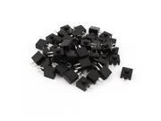 Unique Bargains 50 Pcs Self Locking 3 Pin Push Button Tactile Tact Switches 12x12x9mm