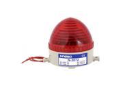 Unique Bargains Industrial DC 24V Mini Red LED Blinking Warning Light Flash Signal Tower Lamp