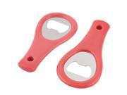 2pcs Plastic Grip Kitchen Bar Milk Juice Beer Bottle Opener