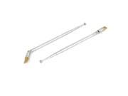 2pcs 320mm 12.6 5 Section Telescopic Antenna 360 Degree for RC Radio Controller