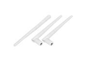 Unique Bargains 3 Pcs FT 155 DB4 Connector Communication Omni directional Wifi Wireless Antenna