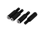 4pcs Plastic 3.5mm Female Stereo Audio Jack Cable Adapter Connector Convertor
