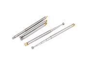 5pcs 18.5cm 4 Sections Telescopic Antenna Aerial Mast for RC Remote Controller