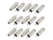 15pcs F Type Female to RCA Male F M Coaxial Cord Audio Plug Converter Connector