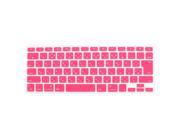 Unique Bargains Japanese Silicone Keyboard Skin Cover Red for Apple Macbook Air 13 15 17