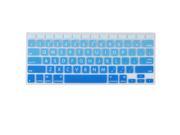 Computer Silicone Protection Dustproof Keyboard Protector Film Cover Blue 13
