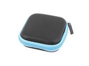 Earphone Cellphone Headphone Headset Earbuds Carrying Case Pouch Storage Blue