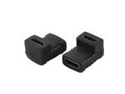 DVD High Speed 90 Degree Right Angle HDMI Adapter Coupler Extender 2pcs
