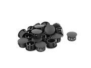 SKT 14 Plastic 14mm Dia Snap in Type Locking Hole Plugs Button Cover 20pcs