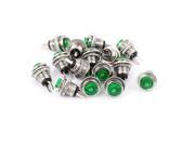 15 Pcs SPST NO Momentary Micro Push Button Switch Green for Electric Torch